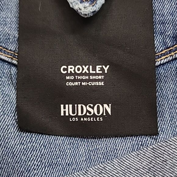 New Hudson Croxley Jean Shorts Size 24 - Picture 3 of 4